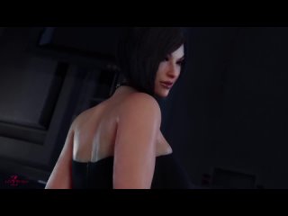 d-virus - resident evil - infected ada wong and leon  blowjob,  doggy  position and hentai mp4